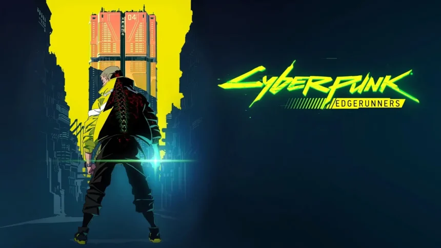 cyberpunk edgerunners neon city anime character futuristic poster 4k wallpaper