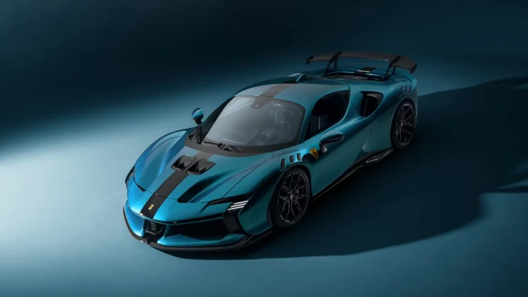 novitec ferrari sf90 stradale teal hypercar studio lighting luxury supercar wallpaper