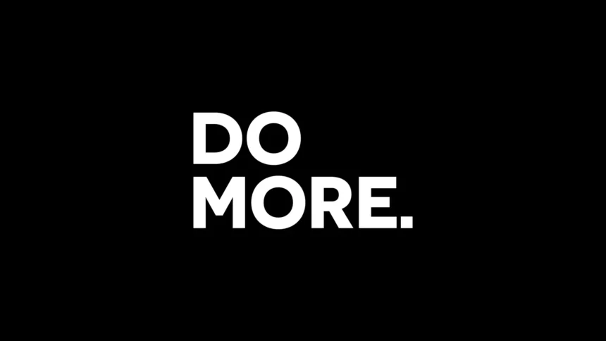 do more minimal motivation typography black background clean design aesthetic uhd wallpaper