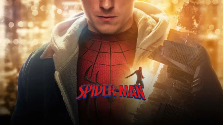 Spider-Man Brand New Day Poster featuring the iconic web-slinger in a cinematic cityscape and superhero artwork wallpaper