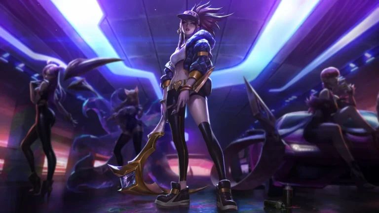 Akali K/DA All Out Style League of Legends UHD wallpaper