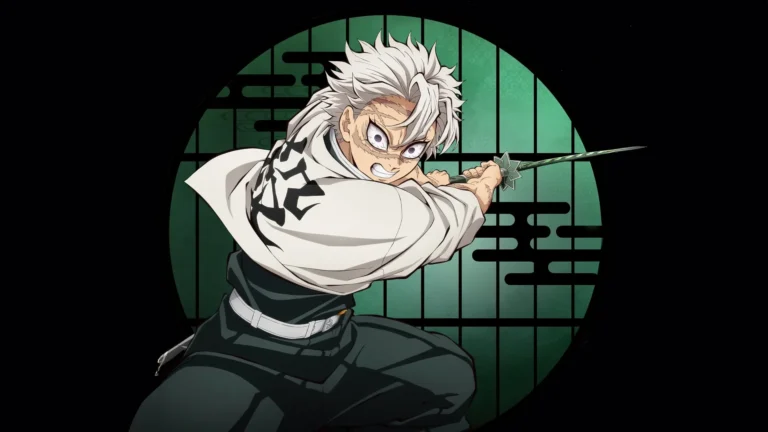 Sanemi Shinazugawa Wind Hashira wielding his Nichirin sword UHD wallpaper