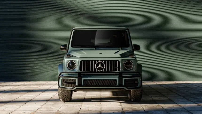 Mercedes G Wagon luxury SUV front view with bold grille and rugged styling UHD wallpaper